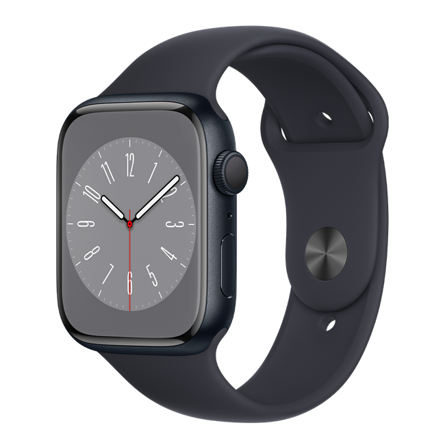 Apple Watch Series 8 GPS viền nhôm dây cao su